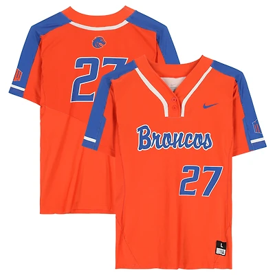 Boise State Broncos Team-Issued #27 Jersey from the Softball Program