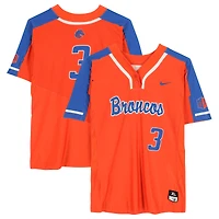 Maillot orange n°3 émis par l'équipe des Boise State Broncos du programme de softball - Taille XL