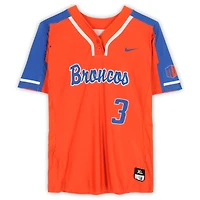 Maillot orange n°3 émis par l'équipe des Boise State Broncos du programme de softball - Taille XL