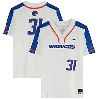 Boise State Broncos Team-Issued #31 White Jersey from the Softball Program - Size XL