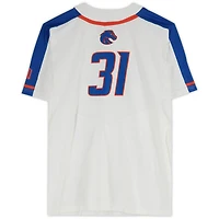 Boise State Broncos Team-Issued #31 White Jersey from the Softball Program - Size XL