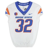 Boise State Broncos Team-Issued #32 White Nike Jersey from the Football Program - Size 40