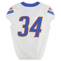 Boise State Broncos Team-Issued #34 White Nike Jersey from the Football Program - Size 40