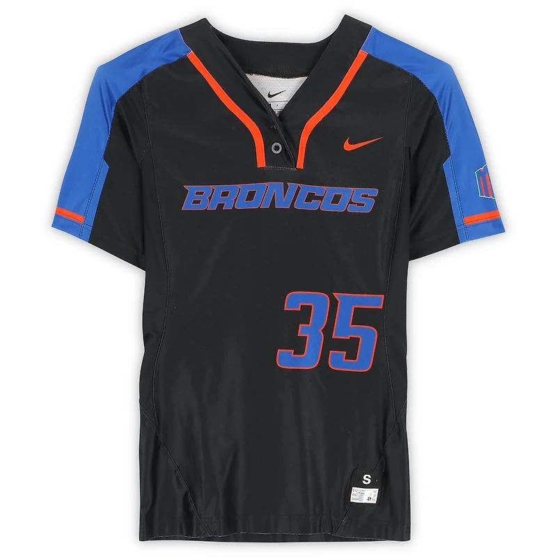 Boise State Broncos Team-Issued #35 Jersey from the Softball Program