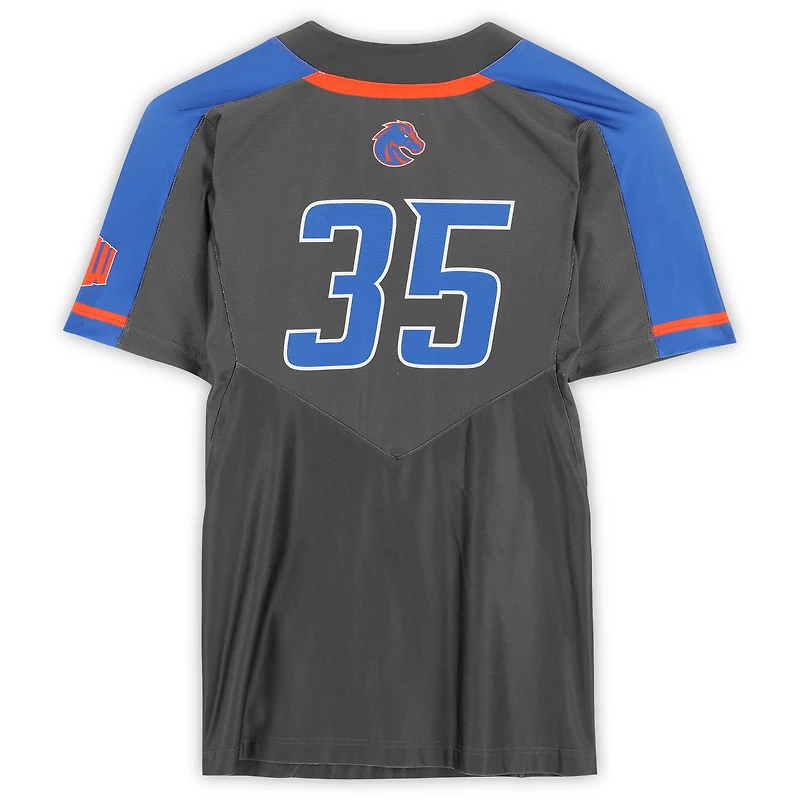 Boise State Broncos Team-Issued #35 Gray Jersey from the Softball Program - Size S