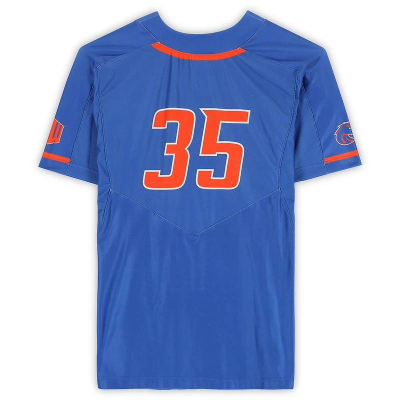 Boise State Broncos Team-Issued #35 Royal Jersey from the Softball Program - Size M
