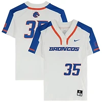 Boise State Broncos Team-Issued #35 White Jersey from the Softball Program