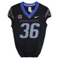 Boise State Broncos Team-Issued #36 Black Nike Jersey from the Football Program - Size 38