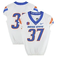 Boise State Broncos Team-Issued #37 White Nike Jersey from the Football Program - Size 42