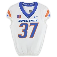 Boise State Broncos Team-Issued #37 White Nike Jersey from the Football Program - Size 42