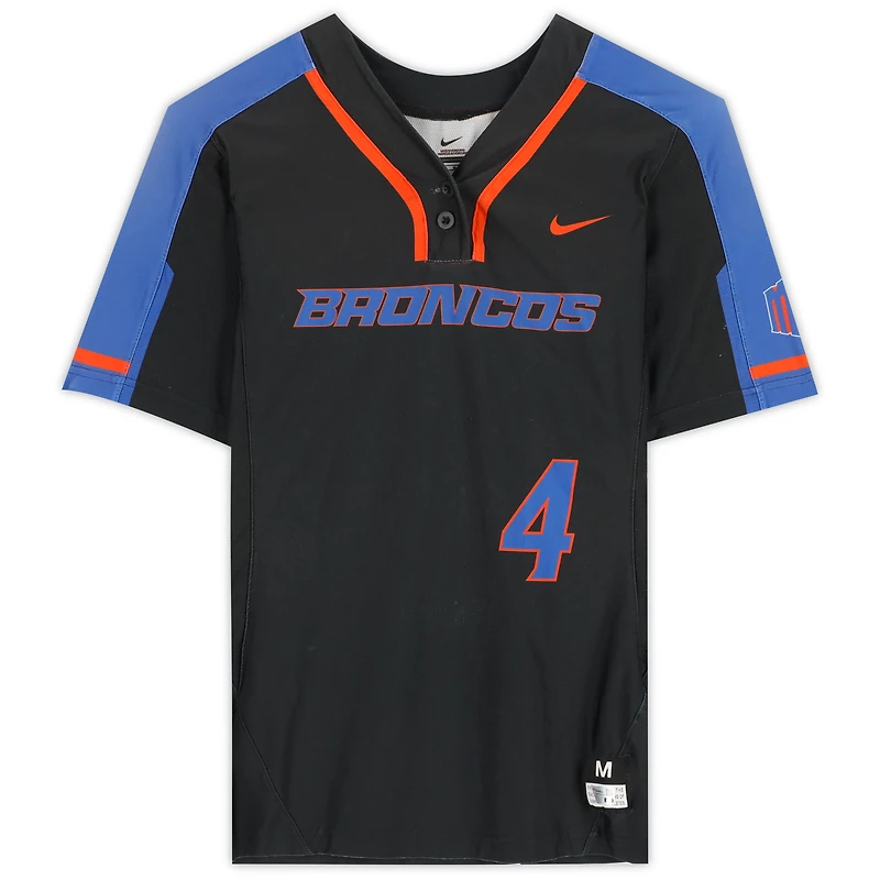 Boise State Broncos Team-Issued #4 Jersey from the Softball Program