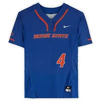 Boise State Broncos Team-Issued #4 Royal Jersey from the Softball Program - Size M