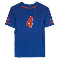 Boise State Broncos Team-Issued #4 Royal Jersey from the Softball Program - Size M