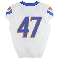 Boise State Broncos Team-Issued #47 White Nike Jersey from the Football Program - Size 44