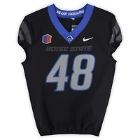 Boise State Broncos Team-Issued #48 Black Nike Jersey from the Football Program - Size 44