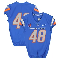 Boise State Broncos Team-Issued #48 Royal Nike Jersey from the Football Program - Size 38