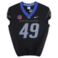 Boise State Broncos Team-Issued #49 Black Nike Jersey from the Football Program - Size 46