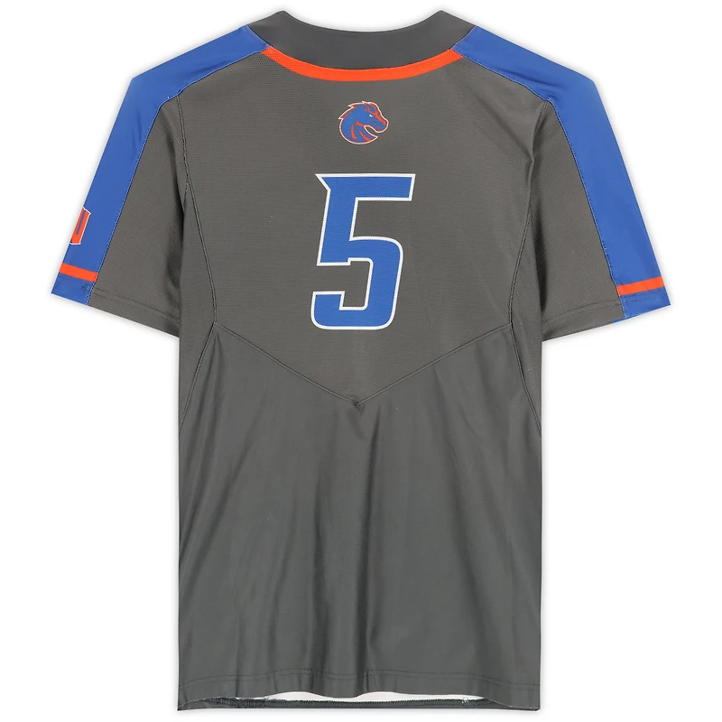 Boise State Broncos Team-Issued #5 Gray Jersey from the Softball Program - Size S