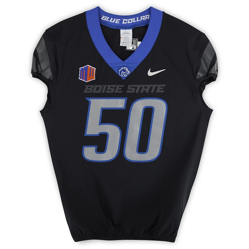 Maillot Nike noir n° 50 des Broncos de Boise State, édition football, taille 44