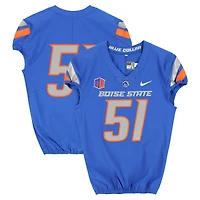 Boise State Broncos Team-Issued #51 Royal Nike Jersey from the Football Program - Size 42