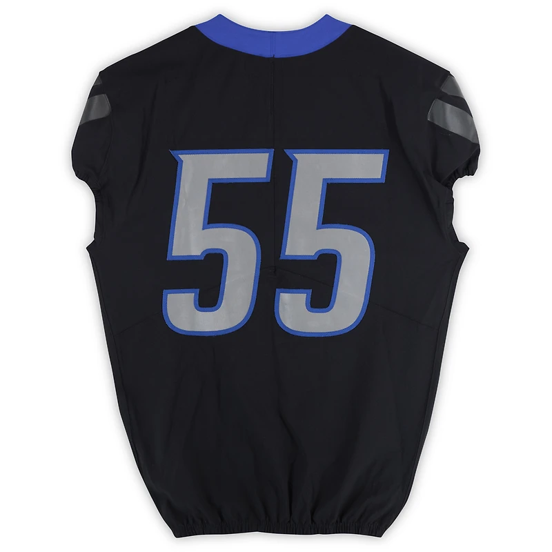 Boise State Broncos Team-Issued #55 Black Nike Jersey from the Football Program - Size 44