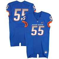 Boise State Broncos Team-Issued #55 Royal Nike Jersey from the 2013-15 NCAA Football Seasons - Size 46+4