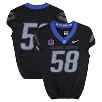 Boise State Broncos Team-Issued #58 Black Nike Jersey from the Football Program - Size 40