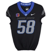 Boise State Broncos Team-Issued #58 Black Nike Jersey from the Football Program - Size 40