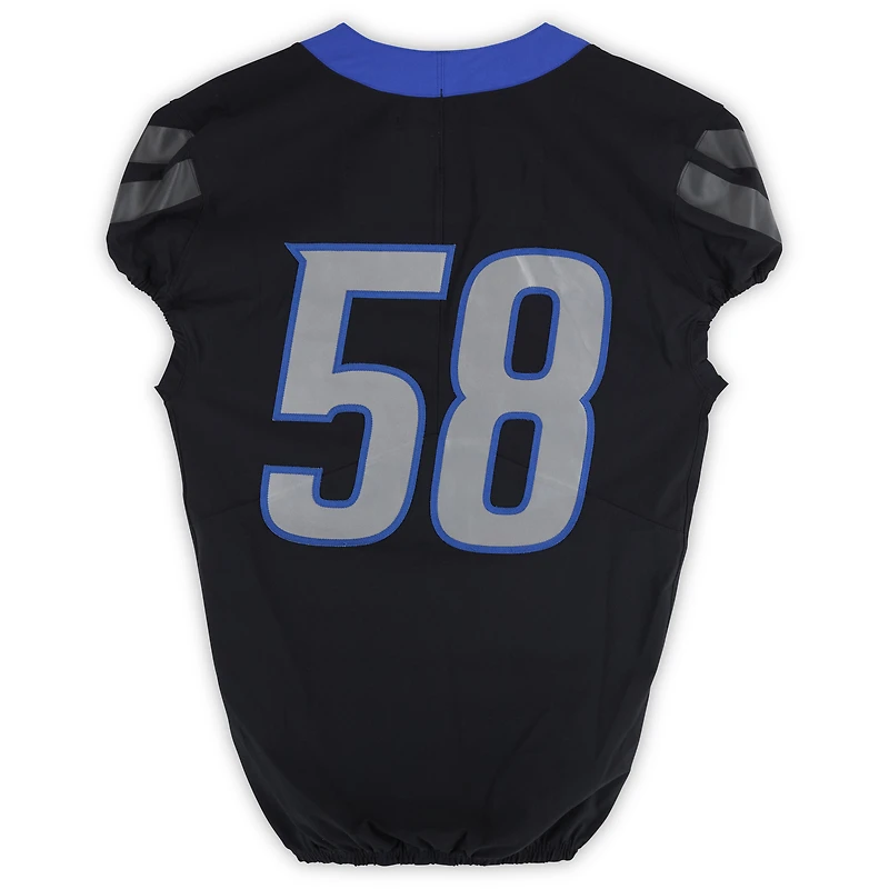 Boise State Broncos Team-Issued #58 Black Nike Jersey from the Football Program - Size 40