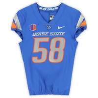 Boise State Broncos Team-Issued #58 Royal Nike Jersey from the Football Program - Size 40