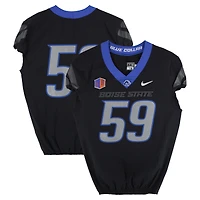 Boise State Broncos Team-Issued #59 Black Nike Jersey from the Football Program - Size 44