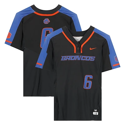 Boise State Broncos Team-Issued #6 Jersey from the Softball Program