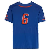 Boise State Broncos Team-Issued #6 Royal Jersey from the Softball Program - Size M