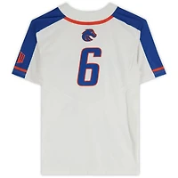 Boise State Broncos Team-Issued #6 White Jersey from the Softball Program - Size M