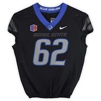 Boise State Broncos Team-Issued #62 Black Nike Jersey from the Football Program - Size 48