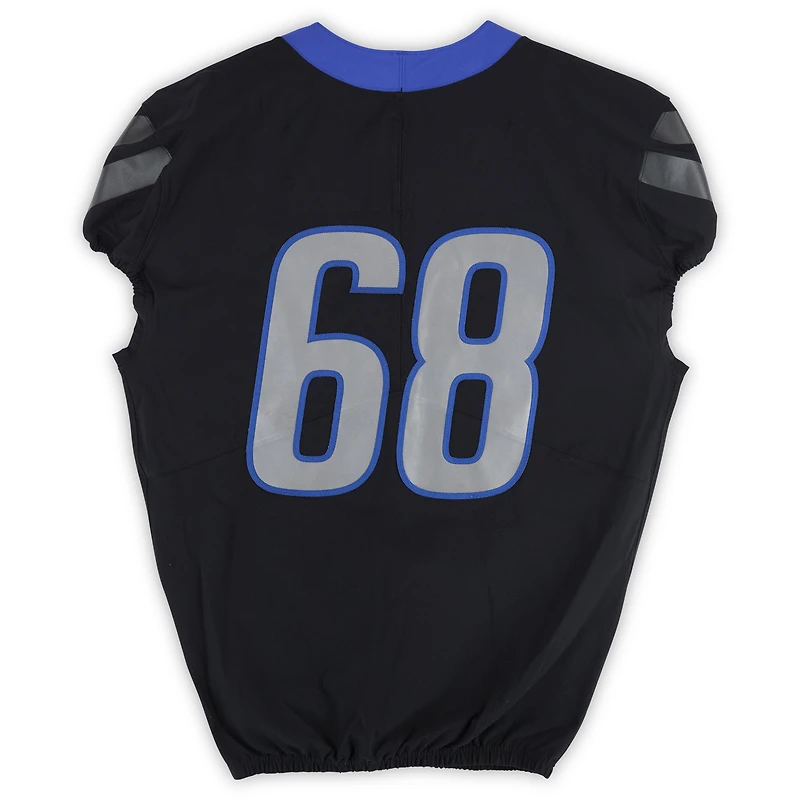 Boise State Broncos Team-Issued #68 Black Nike Jersey from the Football Program - Size 46