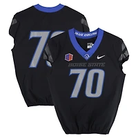 Boise State Broncos Team-Issued #70 Black Nike Jersey from the Football Program - Size 46