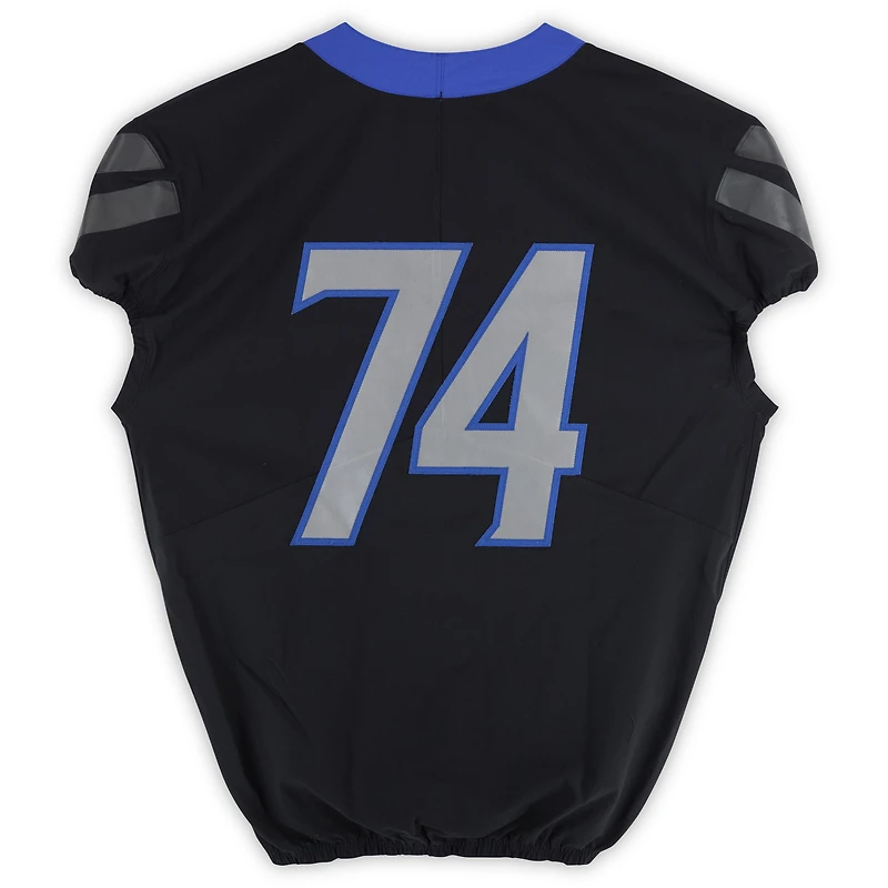 Boise State Broncos Team-Issued #74 Black Nike Jersey from the Football Program - Size 48