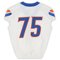 Boise State Broncos Team-Issued #75 White Nike Jersey from the Football Program - Size 48