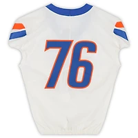 Boise State Broncos Team-Issued #76 White Nike Jersey from the Football Program - Size 48