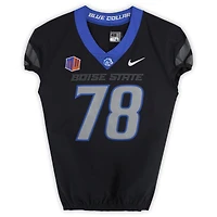 Boise State Broncos Team-Issued #78 Black Nike Jersey from the Football Program - Size 48