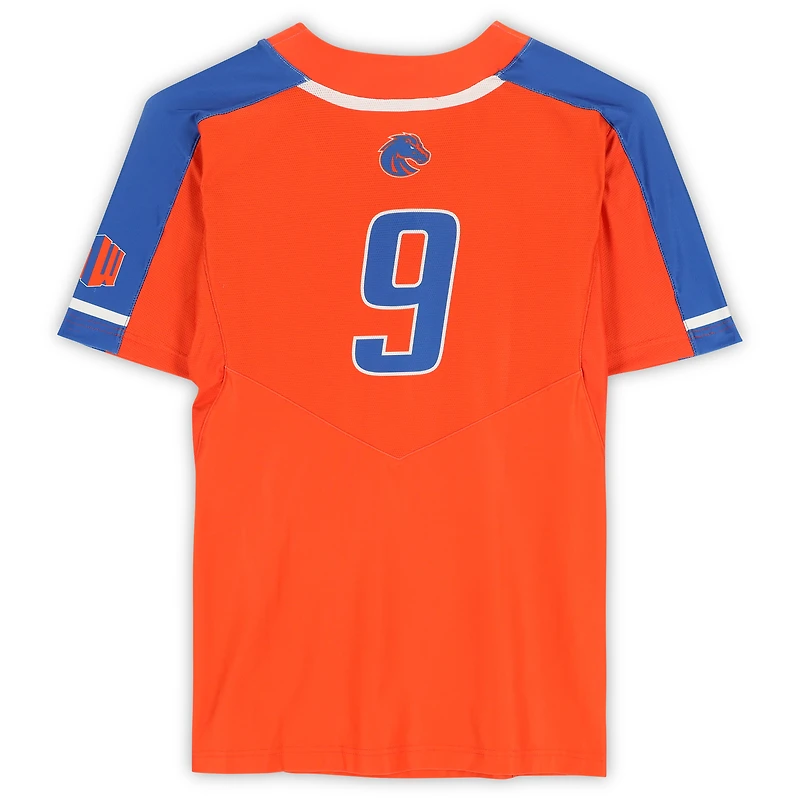 Boise State Broncos Team-Issued #9 Orange Jersey from the Softball Program - Size M