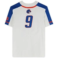 Boise State Broncos Team-Issued #9 White Jersey from the Softball Program - Size M