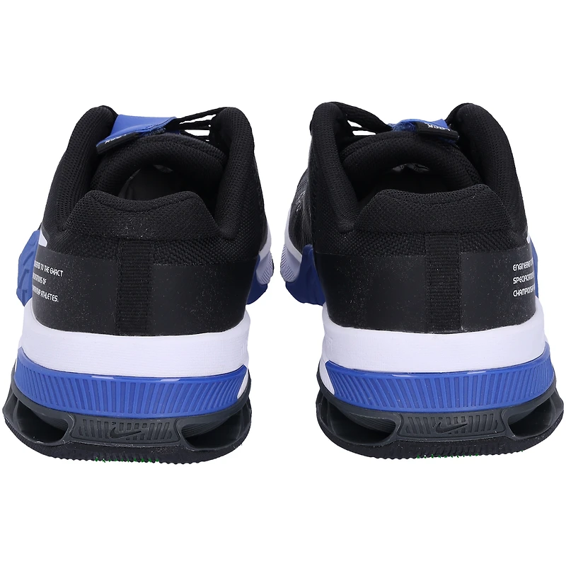 Boise State Broncos Team-Issued Royal/Black Metcon 8 Nike Shoes from the Athletics Program