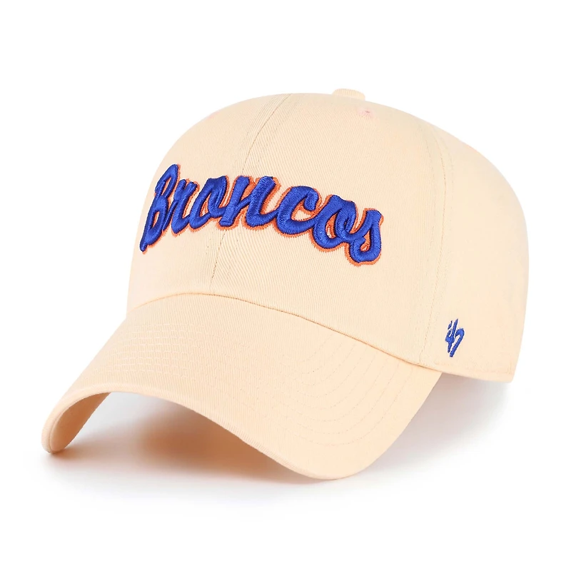 Casquette ajustable orange clair « 47 » pour homme, Boise State Broncos Vault Clean Up