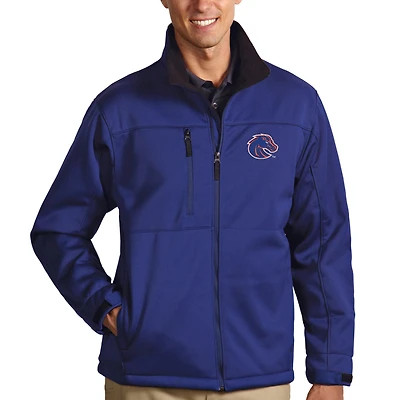 Men's Antigua Royal Boise State Broncos Traverse Full-Zip Jacket