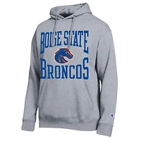 Men's Champion  Heather Gray Boise State Broncos Team Hoodie