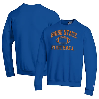Sweat-shirt à capuche Champion Royal Boise State Broncos Football Icon pour homme