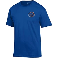 T-shirt Champion Royal Boise State Broncos Stack 2-Hit pour homme