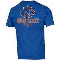 T-shirt Champion Royal Boise State Broncos Stack 2-Hit pour homme